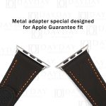 Personalized handmade unique rubber velcro wrist bands replacement for i watch 38mm, 40mm, 42mm, 44mm
