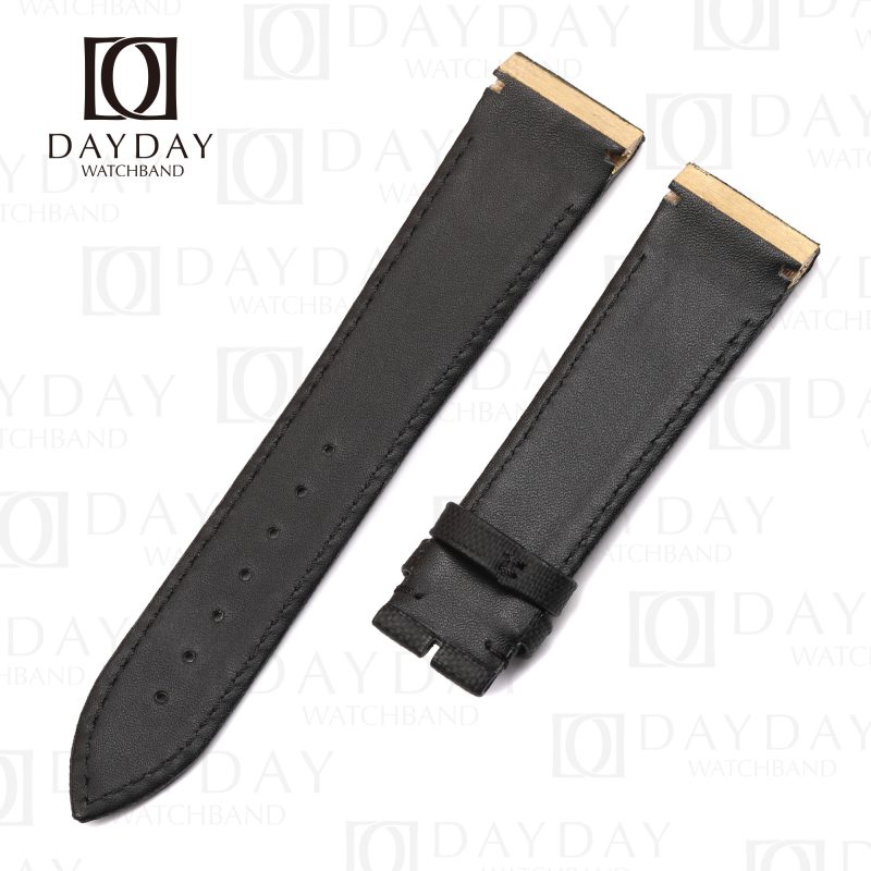 Custom black canvas nato nylon fabric watch straps replacement for 22mm Multi-color fit for Jaeger Lecoultre Reverso Men's watch