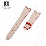 Custom handmade red alligator leather watch straps replacement aftermarket for Roger Dubuis Excalibur, Quatuor, Spider, Skeleton Flying Tourbillon , Chronograph , 42mm (3)