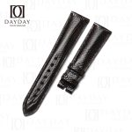 Custom handmade straight end black brwon lizard leather watch straps band replacement aftermarket for 20mm 22mm Rolex Cartier Omega Blancpain and more watches