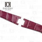 Personalize bespoke purple crocodile leather watch band replacement for Harry Winston Premier Kaleidoscope Automatic 36mm aftermarket