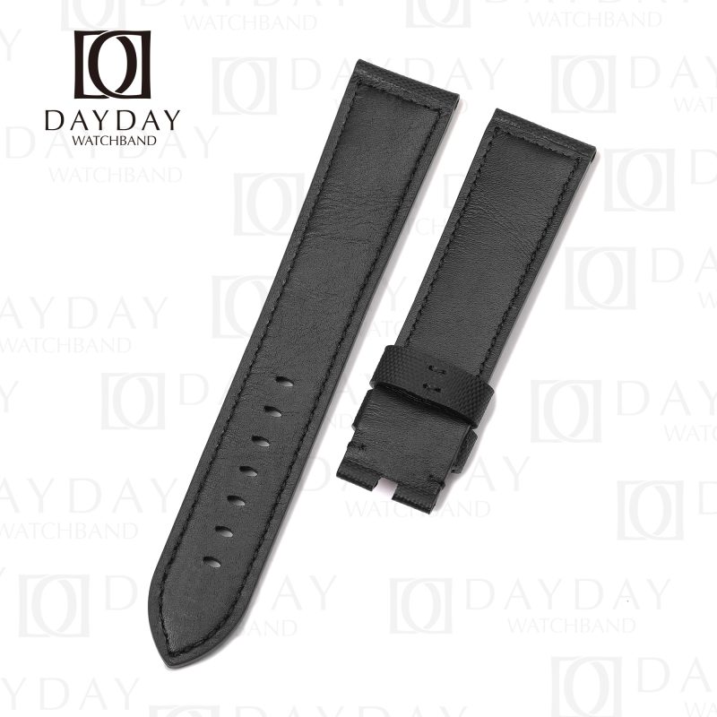 Personalized bespoke best black nylon nato watch bands replacement 22mm 24mm 26mm for Panerai men and women's watch aftermarket for sale (3)