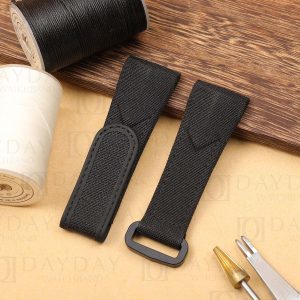 Personalized black nylon velcro watch straps belt replacement for corum admirals cup legend 38 42 45 48 for sale