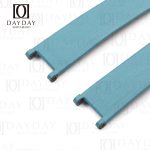 Personalized handmade tiffany blue satin watch straps replacement for Van Cleef & Arpels Alhambra women watches for sale aftermarket (2)