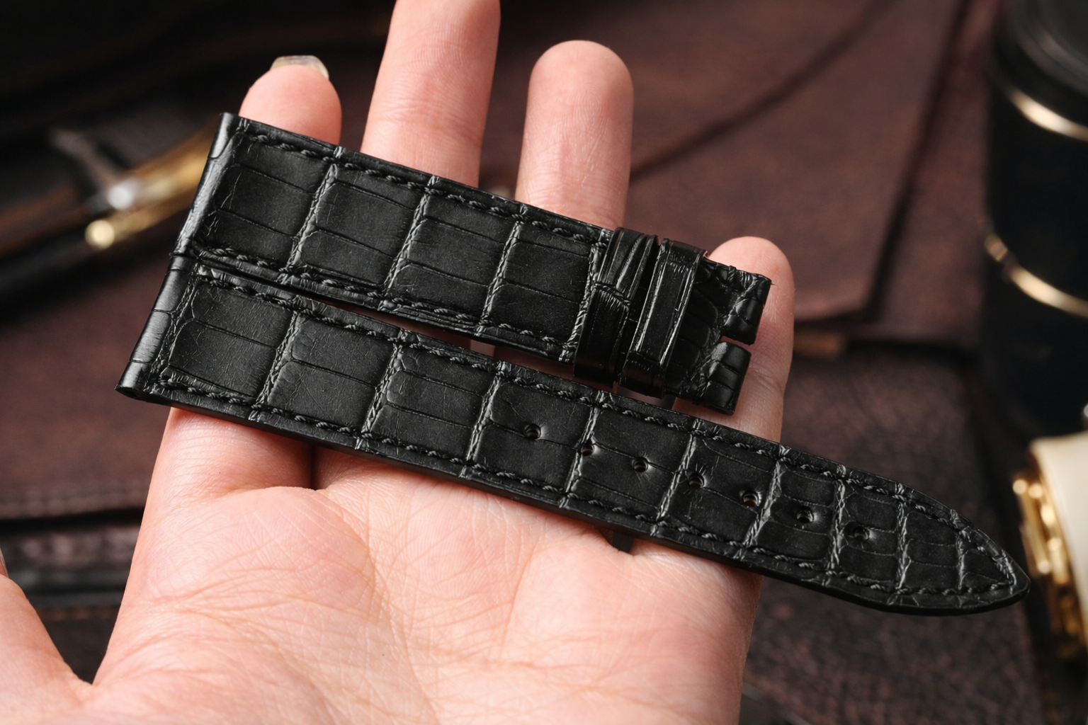 Custom belly scale alligator watch straps(Multi-colors) 4 daydaywatchband genuine crocodile leather watch band watch belt