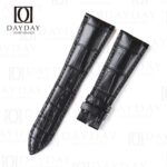 genuine black crocodile leather watch bands straps replacement 18mm 19mm 20mm 21mm 22mm