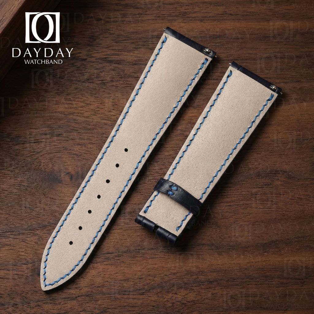 Custom belly scale alligator watch straps(Multi-colors) 31 handmade alligator leather watch band strap with Itlian calfskin lining