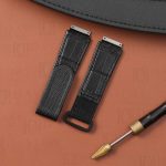Custom Personalized black crocodile leather watch belt watch straps replacement for RM Richard Mille RM 035 030 055 011 067 men and women's watch (2)