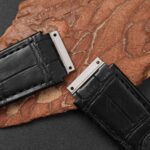 Custom Personalized black crocodile leather watch belt watch straps replacement for RM Richard Mille RM 035 030 055 011 067 men and women's watch (3)