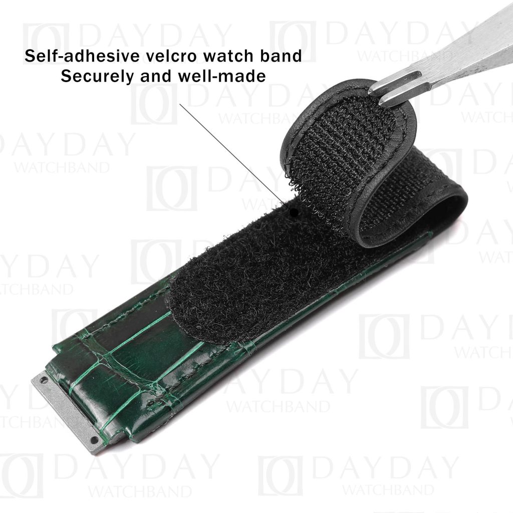 Personalized green crocodile leather watch belt watch straps replacement for RM Richard Mille RM 035 030 055 011 067 men and women's watch