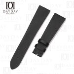 Shop custom handmade satin fabric black best watch strap replacement for Cartier Tank Automatic, Must, XL, Solo, Large, Francaise, Louis, Americaine for sale (2)