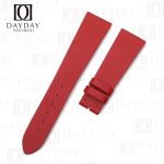 Shop custom handmade satin fabric red best watch strap replacement for Cartier Tank Automatic, Must, XL, Solo, Large, Francaise, Louis, Americaine for sale