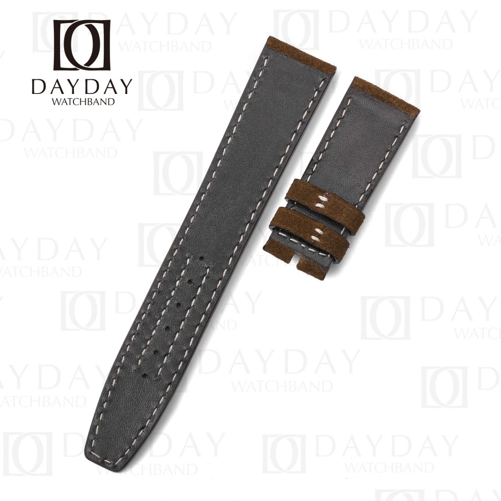 Best personalized bespoke distressed leather watch straps band with calfskin leather for Tudor Heritage Black Bay P01