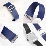 Buy high quality rubber watch band replacement for Santos de Cartier Small, Medium, Large aftermarket