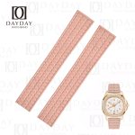 buy pink 19mm rubber silicone watch belt bands straps replacement for Patek Philippe Aquanaut 5167a 5168g 5164a