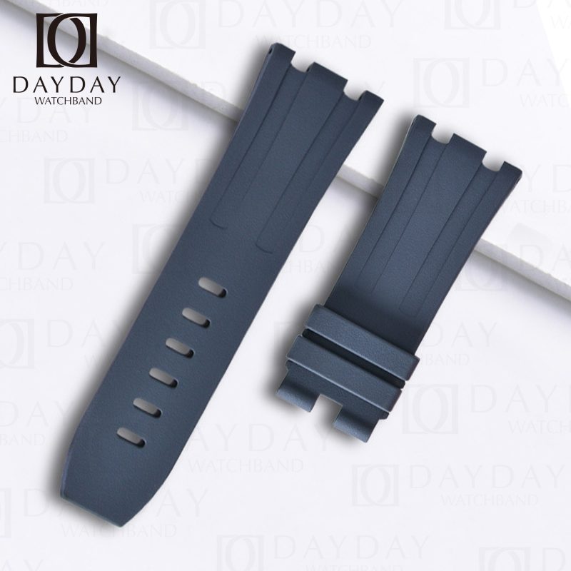 Buy high quality sweatproof dark blue watch strap belt replacement for AP Audemars Piguet Royal Oak Offshore 42mm men's watch