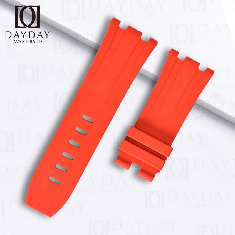 Buy high quality sweatproof red watch strap belt replacement for AP Audemars Piguet Royal Oak Offshore 42mm men's watch