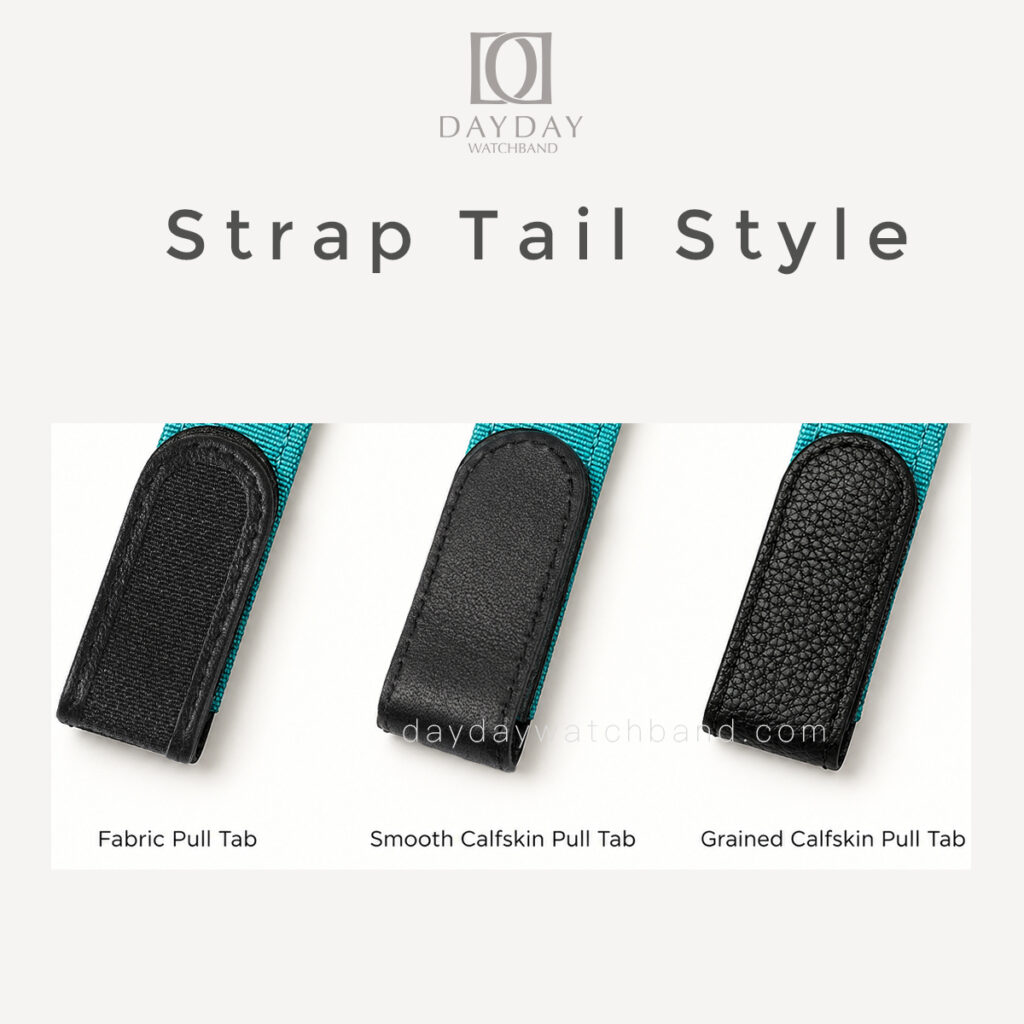 Custom canvas velcro watch strap for Rolex Omega Blancpain and more watches (Multiple Colors) 5 Custom hook loop velcro Straps Tail Options