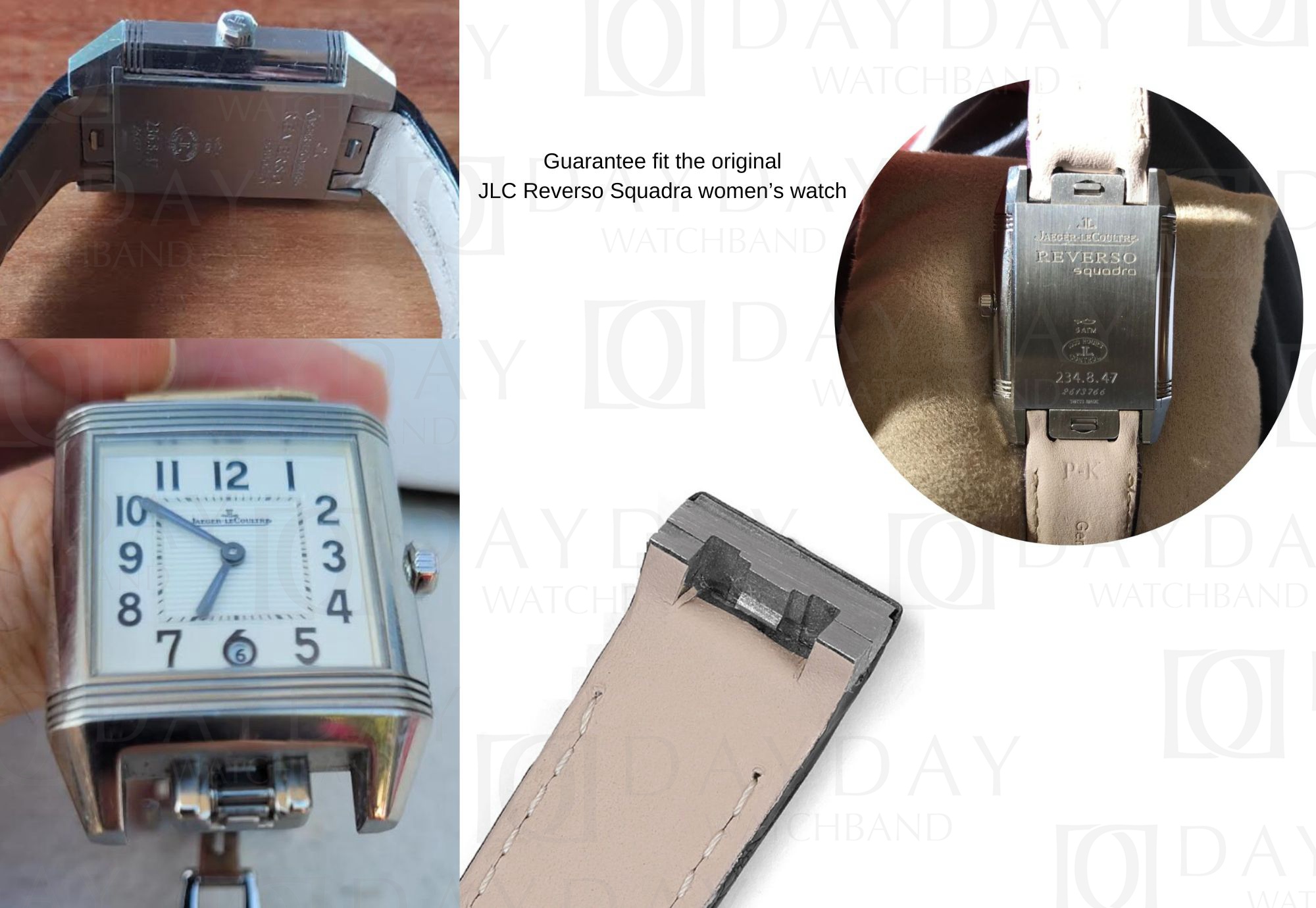 Custom Alligator Watch Strap For Jaeger LeCoultre JLC Reverso