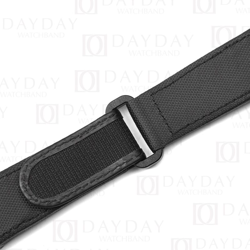 Easy to wear canvas velcro watch straps watch band replacement for Cartier Santos 100 Midsize, Large, XL (2)