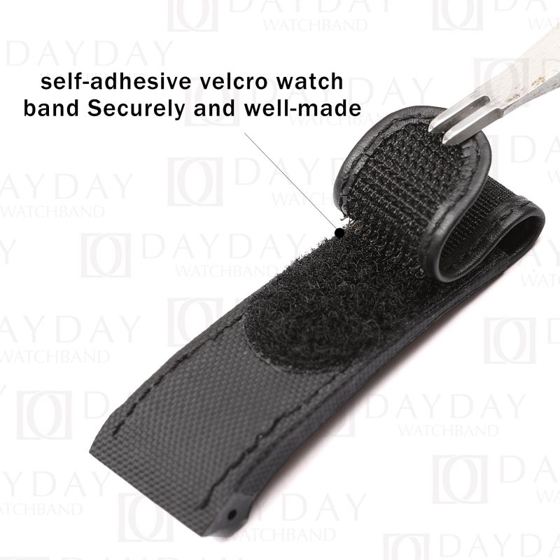 Easy to wear canvas velcro watch straps watch band replacement for Cartier Santos 100 Midsize, Large, XL