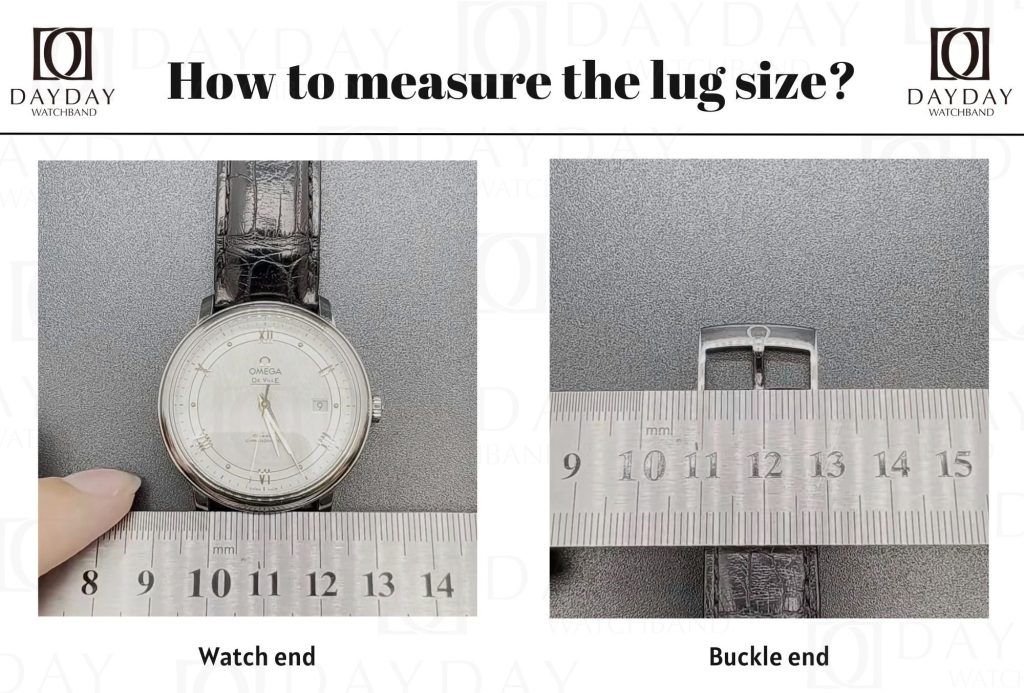 How to measure the lug size daydaywatchband custom watch straps