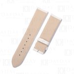Personalize bespoke white satin watch belt strap wrist band replacement 19mm for Montblanc Star Classique Lady Automatic watch