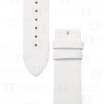 Personalize bespoke white satin watch belt wrist band replacement 19mm for Montblanc Star Classique Lady Automatic watch