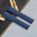 Shop best dark blue silicone rubber watch straps wristbands replacement 21mm for Patek Philippe Aquanaut 5167a 5168g 5164a men's watch aftermarket