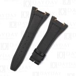 Shop handmade personalized black alligator leather watch bands strap replacement for IWC Da Vinci IW546101 men's watch for sale aftermarket