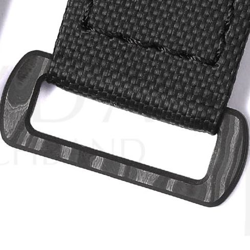 black carbon buckle nylon fabric watch strap band replacement for Rolex Sub Submariner 40mm 41mm