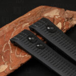 buy best black silicone rubber watch straps wristbands replacement 21mm for Patek Philippe Aquanaut 5167a 5168g 5164a men's watch aftermarket watch strap (6)
