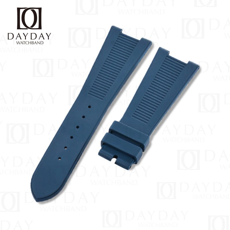 buy comfortable sweatproof tropic blue rubber silicone watch band replacement for Patek Philippe Nautilus men’s watches 5711 5712 5726 5980 aftermarket
