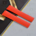 shop red rubber tropic watch strap wrist bands replacement 19mm for Patek Philippe Aquanaut 5167a 5168g 5164a for sale