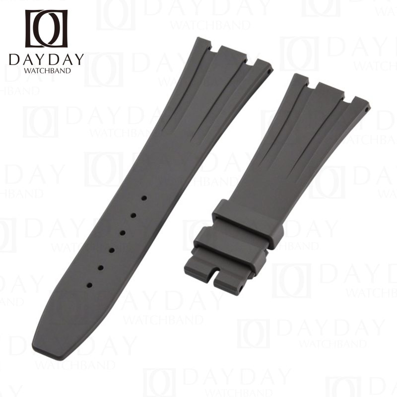 Buy Waterproof and sweatproof dark blue FKM rubber band strap replacement Audemars Piguet Royal Oak 15300 15400 15500 26331 26320 26239 men's watch for sale