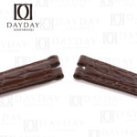 Buy bespoke brown custom round scale crocodile watch strap replacement for cartier vendome must de for sale (2)