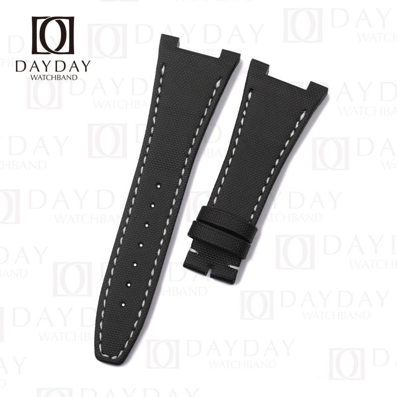Buy custom black nylon kevlar canvas oem watch bands belt replacement for IWC Ingenieur AMG IW322703 42mm