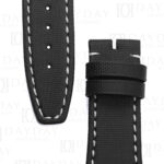 Buy custom black nylon kevlar canvas oem watch bands replacement for IWC Ingenieur AMG IW322703 42mm
