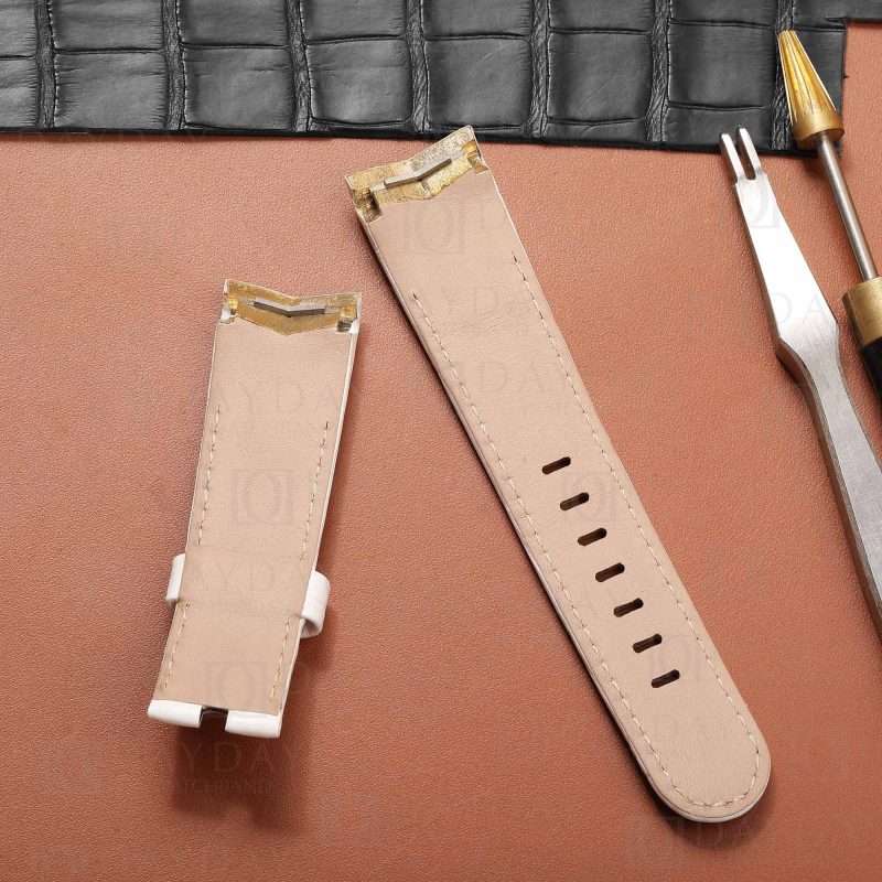 Buy handmade Itlian calfskin linning alligator watch straps replacment for Corum Admiral’s Cup, Legend 38 42 44 48, GMT (2)