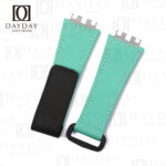 Buy personalized tiffany blue canvas velcro watch band replacement watch accessories for Hublot Big Bang E 440 Connected E GEN3