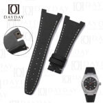 Custom handmade black nylon kevlar canvas oem bracelet belt for IWC Ingenieur AMG IW322703 black series ceramic fo sale (2)