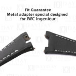 Custom handmade black nylon kevlar canvas oem watch straps bands for IWC Ingenieur AMG IW322703 black series ceramic fo sale