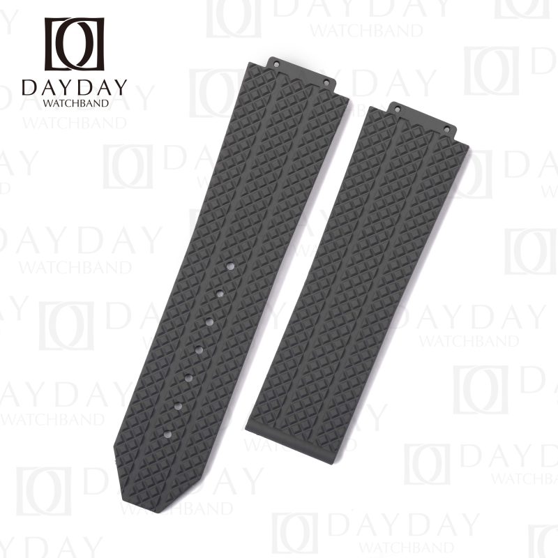 Shop grey Fluoro rubber watch strap replacement watch accessories for Hublot Big Bang 44mm men's watch online