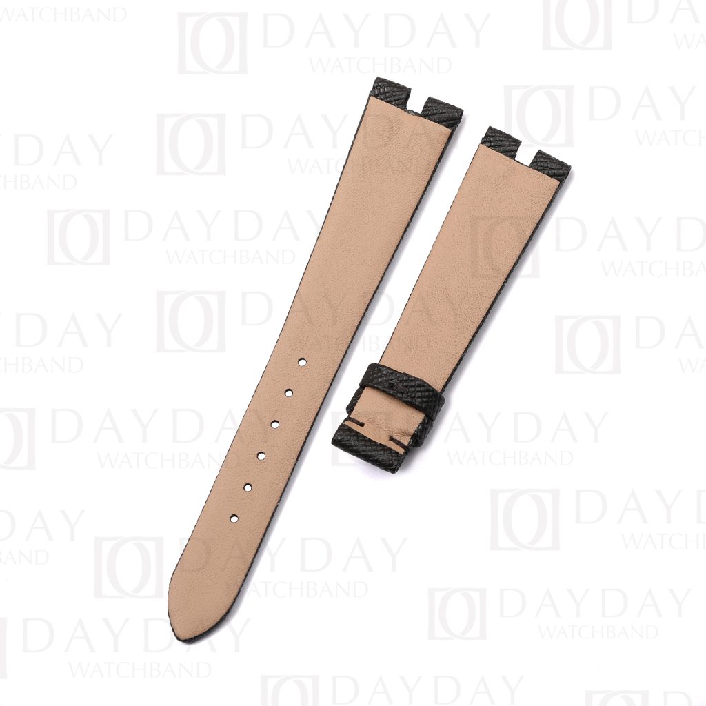 Custom black epsom leather watch straps replacement for Bvlgari B Zero1 bz22s d1888 men and ladies watch for sale