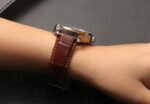 Daydaywatchband brown santoni alligator leather watch strap band replacement for IWC Portugieser Portofino aftermarket 18mm 20mm (2)