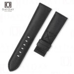 Personalized handmade black canvas nylon fabric watch straps replacement wristband for Patek Philippe PP Calatrava Pilot Travel Time 5524r men's watch (2)