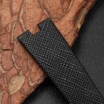 Shop Buy handmade black epsom calf epsom leather wrist band replacement for Bvlgari B Zero1 bz22s d1888 online (4)