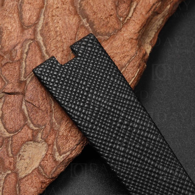 Shop Buy handmade black epsom calf epsom leather wrist band replacement for Bvlgari B Zero1 bz22s d1888 online (4)