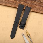 Shop curved end black satin watch strap replacement for Tudor, Rolex, Omega, Blancpain, and more watches aftermarket (2)