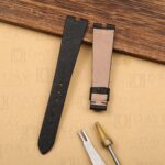 Shop handmade black epsom calf epsom leather wrist bands replacement for Bvlgari B Zero1 bz22s d1888 online